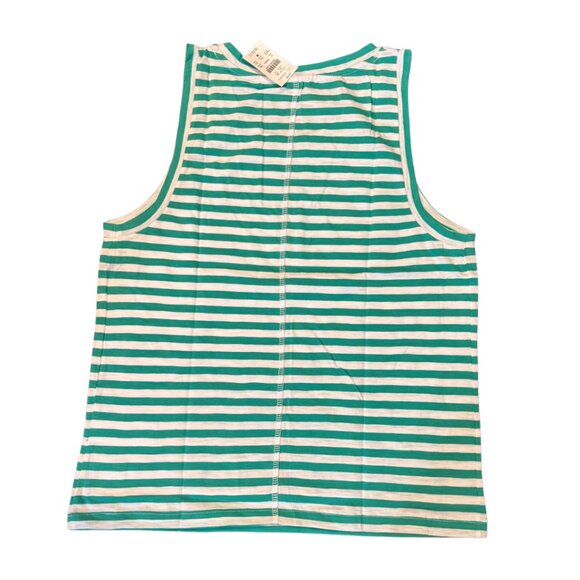 NWT - J. CREW FACTORY Striped Girlfriend Tank Top - Picture 3 of 5